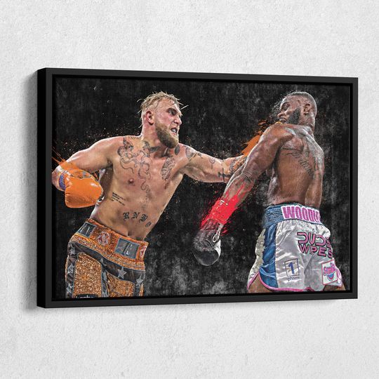 Jake Paul vs. Tyron Woodley Poster | Boxing Poster