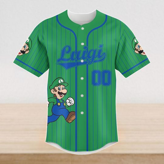 Custom Super Mario Luigi Baseball Jersey, Universal Studios Mario Family Vacation Shirt 2026, Super Mario Bros Shirt, Nintendo Shirt