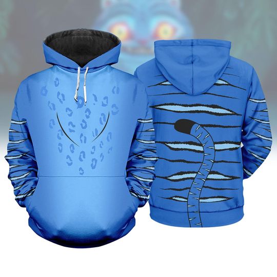 Derpy Tiger Costume 3D Hoodie, Tiger Costume Hoodie, Movie Hoodie, Halloween Cosplay Outfits, Gift For Her Him