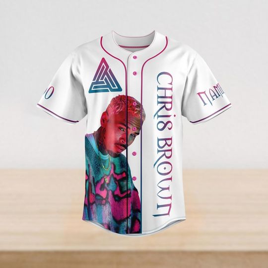 Personalized Chris Brown Baseball Jersey, Chris Breezy Baseball Shirt