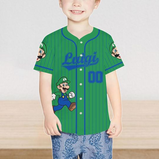 Custom Super Mario Luigi Baseball Jersey, Universal Studios Mario Family Vacation Shirt 2026, Super Mario Bros Shirt, Nintendo Shirt