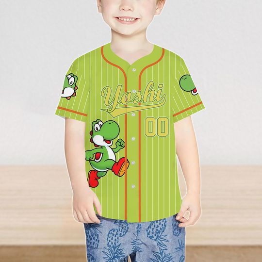 Custom Universal Studios Mario Family Vacation Shirt 2026, Yoshi Baseball Shirt