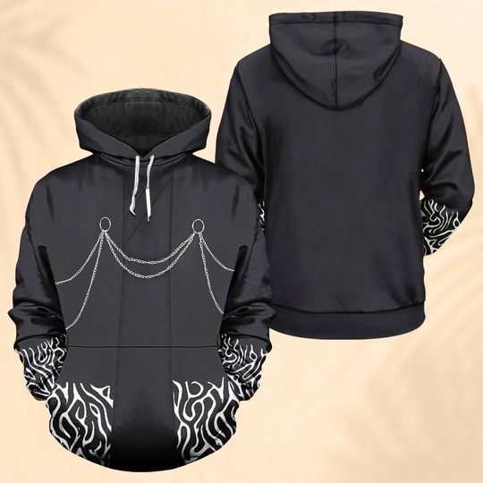 Saja Boys Jinu Cosplay Costume 3D Hoodie, Jinu Saja Hoodie, Derpy Tiger Hoodie, Movie Hoodie, Halloween Gifts For Him