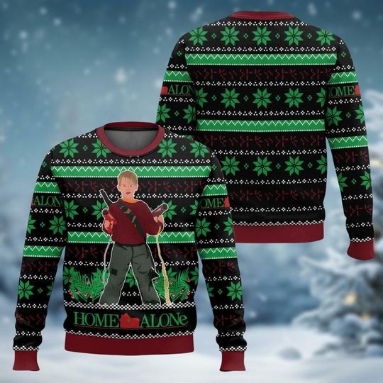 Home Alone Christmas Sweater, Ya Filthy Animal Ugly Sweater, Kevin McCallister Holiday Sweater, Wet Bandits Sweater, Xmas Movie Shirt