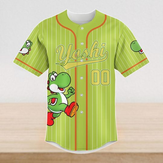Custom Universal Studios Mario Family Vacation Shirt 2026, Yoshi Baseball Shirt
