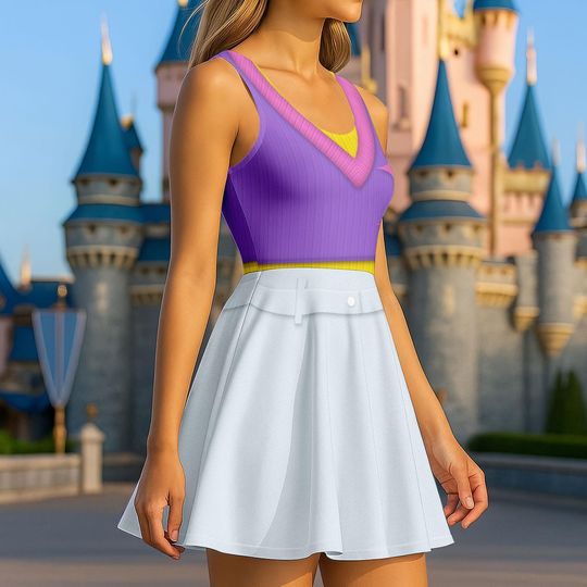 Mystery Saja Boys Costume Skater Dress, Mystery Saja Women Dress, Mystery Cosplay Shirt, Kpop Demon Hunters Dress, Gift For Her Fans