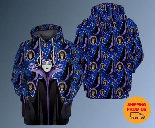 Disney Maleficent Hoodie, Sleeping Beauty 3D Hoodie