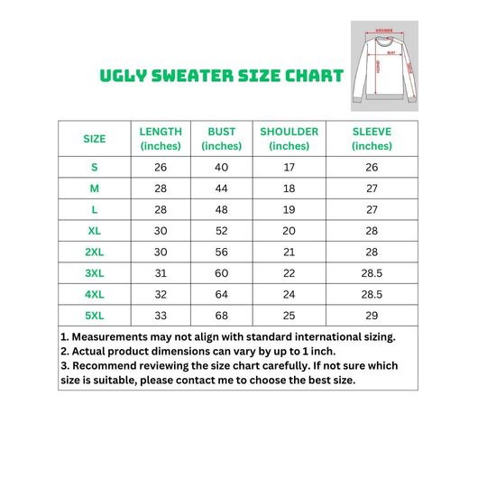 Nightmare Before Christmas Characters Ugly Sweater, Horror Characters Sweater