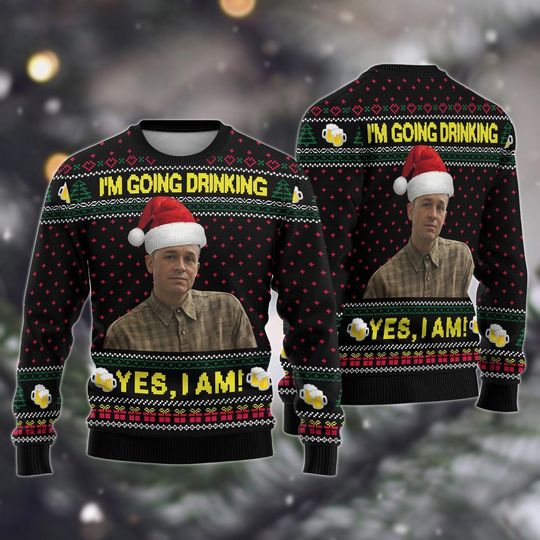 Retro Charlie Hunnam Ed Gein Ugly Christmas Sweater