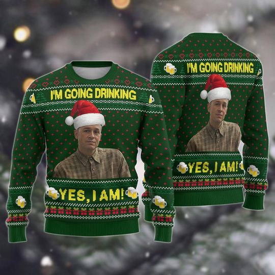 Retro Charlie Hunnam Ed Gein Ugly Christmas Sweater