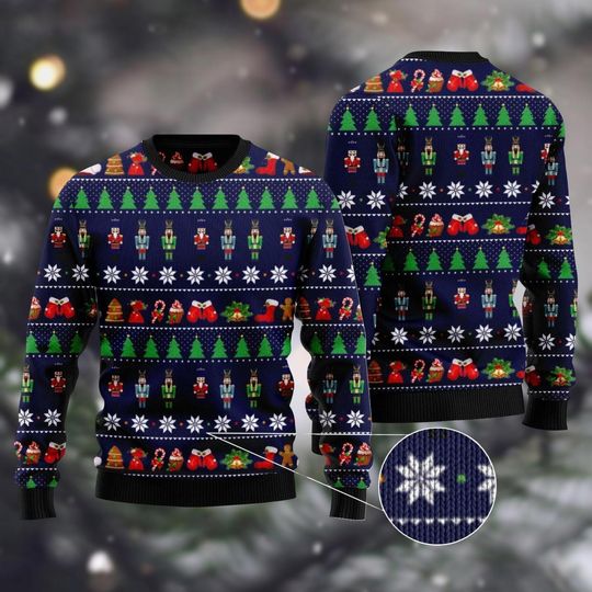 Nutcracker Christmas Ugly Sweater, The Soldier Holiday Sweatshirt