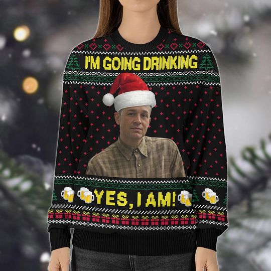 Retro Charlie Hunnam Ed Gein Ugly Christmas Sweater