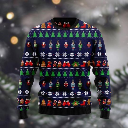 Nutcracker Christmas Ugly Sweater, The Soldier Holiday Sweatshirt