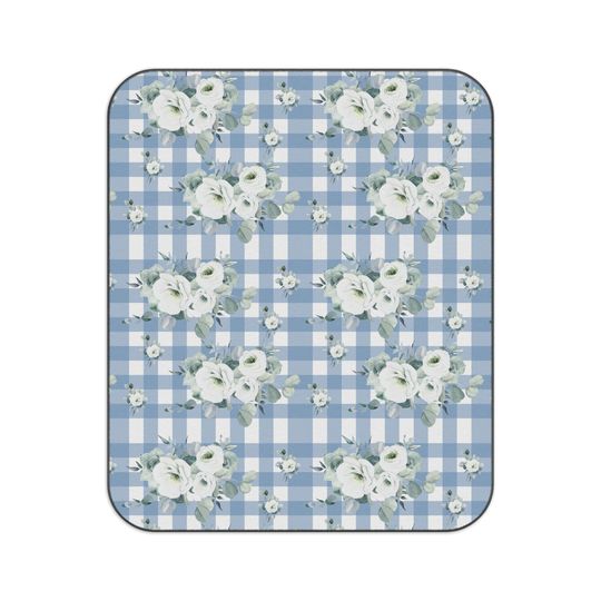 Gingham Floral Picnic Mats