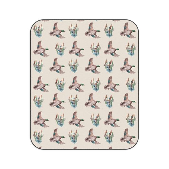 Mallard Duck Print Picnic Mats