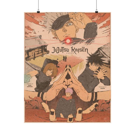 Jujutsu Satoru Vertical Poster