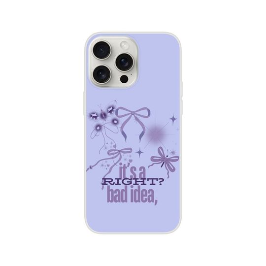 Olivia Rodrigo iPhone Case: "Bad idea right?"
