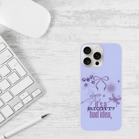 Olivia Rodrigo iPhone Case: "Bad idea right?"