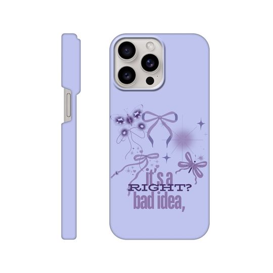 Olivia Rodrigo iPhone Case: "Bad idea right?"