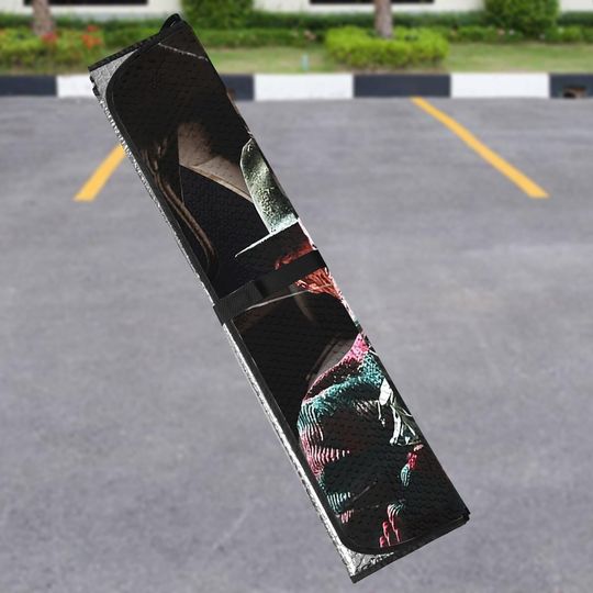 Halloween Horror Car Sunshade, Horror Characters Movie Auto Sunshade, Michael Myers Sunshade, Car Screen Decor, Gift For Friends