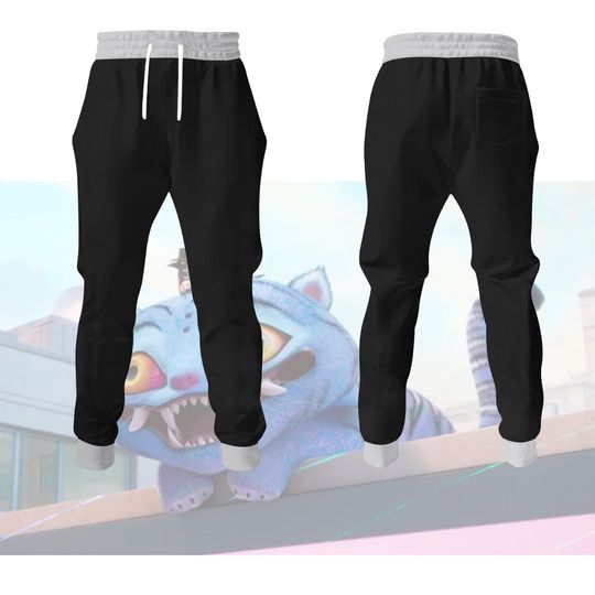 Sussy Demon Hunters Costume Hoodie Jogger, Derpy Tiger and Sussie Bird 3D Hoodie, Kpop Demon Hunters, Saja Boys Fan Gift, Cosplay Gift