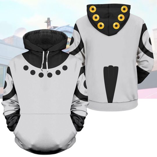 Sussy Demon Hunters Costume Hoodie Jogger, Derpy Tiger and Sussie Bird 3D Hoodie, Kpop Demon Hunters, Saja Boys Fan Gift, Cosplay Gift