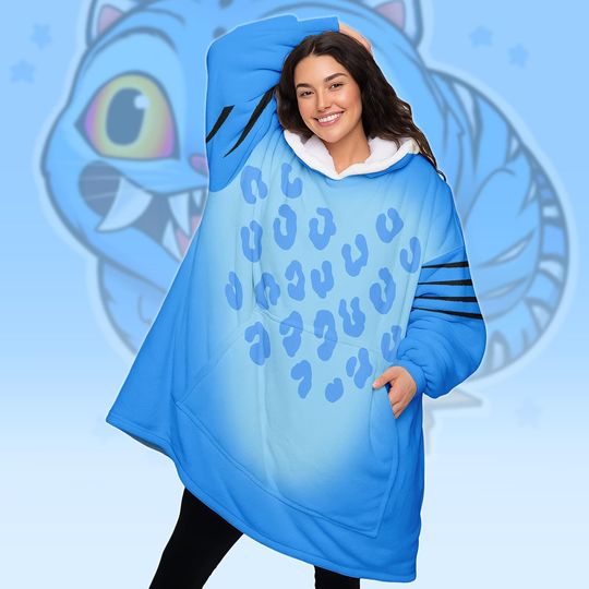 Kpop Tiger Cosplay Blanket Hoodie