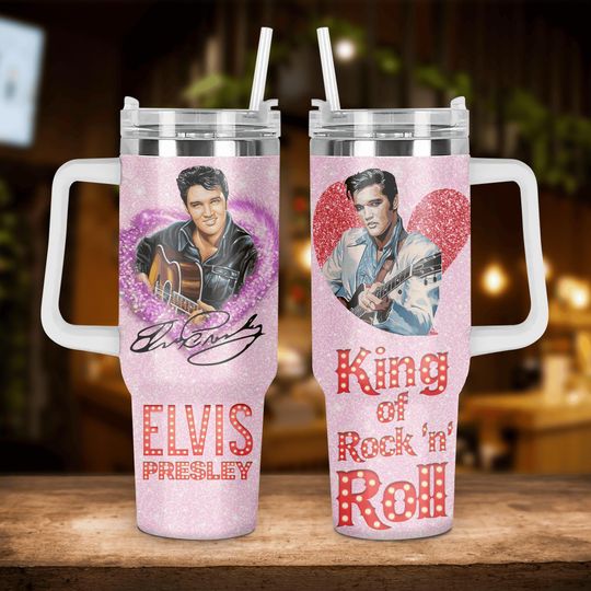 Elvis Presley 40oz Tumbler
