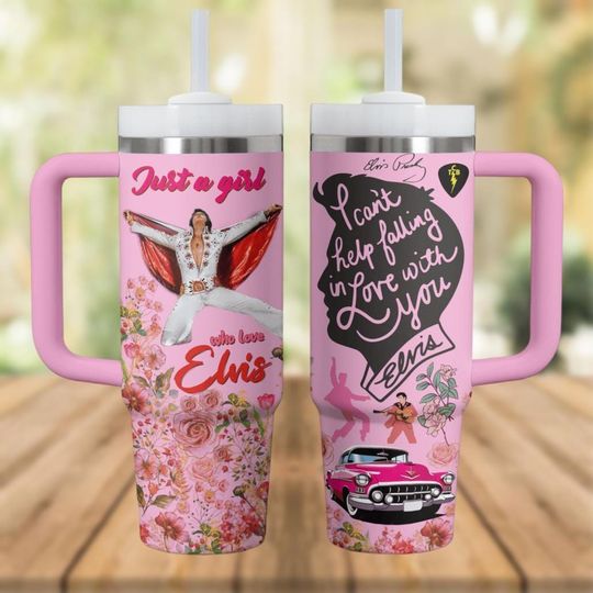 Elvis Presley 40oz Tumbler