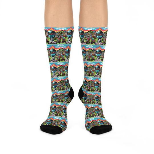 Grill Master Cushioned Crew Socks