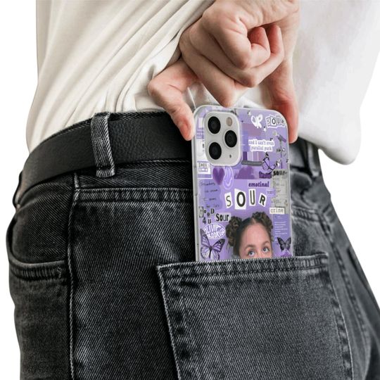 Olivia Rodrigo Phone Case, Lyrics Sour, Wampire Fan Cover iPhone