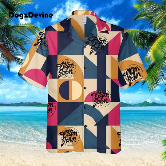Elton John Hawaiian Shirt