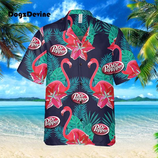 Dr Pepper Hawaiian Shirt