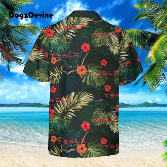 TESLA Hawaiian Shirt