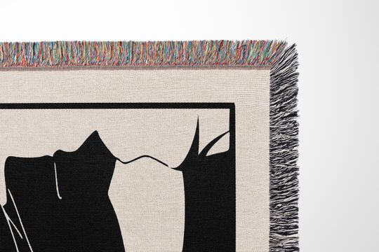 Jujutsu Satoru Woven Blanket, JJK Gojo Gift, Satoru Blanket, Christmas Gift