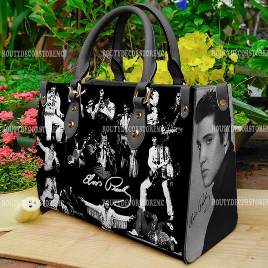 Elvis Presley Women Leather Handbag,Elvis Presley Lovers Handbag, Gift For Her