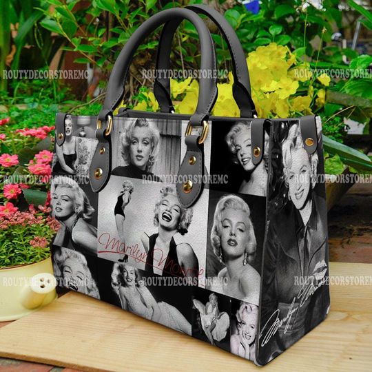 Marilyn Monroe Leather Handbag,Marilyn Monroe Lovers Handbag, Gift For Mom