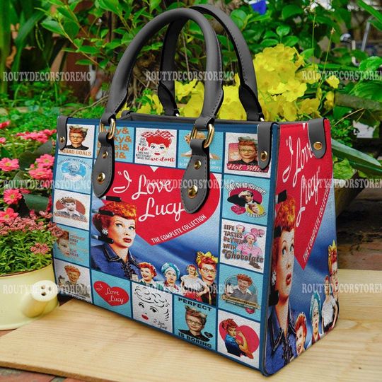 I Love Lucy TV Series Women Leather Handbag,I Love Lucy Lover Handbag, Gift For Her
