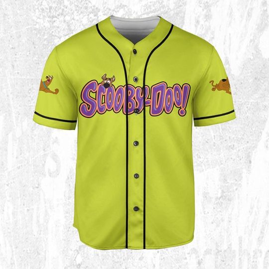 Personalize Scooby-Doo Funny Horizontal Symbol Text Green Color