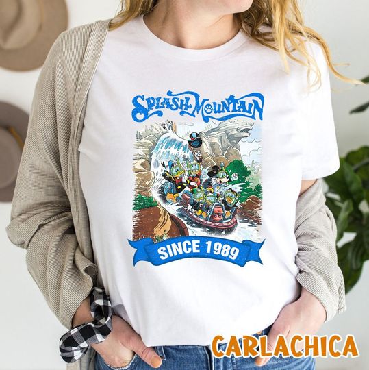 Disney Splash Mountain Vintage Shirt, Splash Mountain Shirt