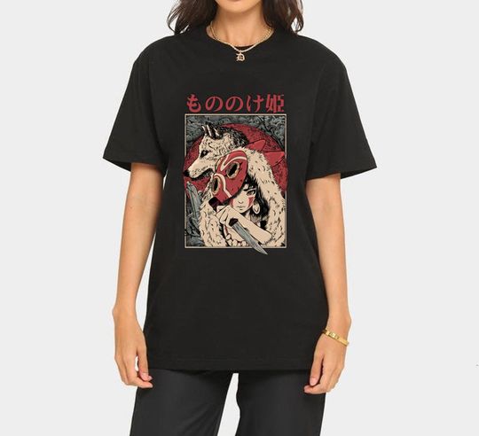 Studio Ghibli Anime Princess Mononoke Shirt
