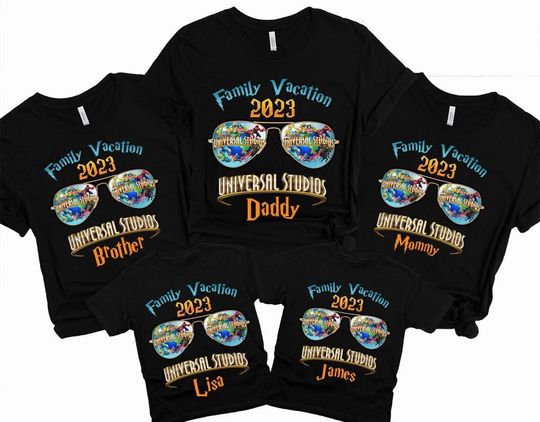 Universal Studios Family Vacation 2023 Shirt, Universal Family Trip 2023 Shirt