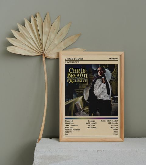 Chris Brown Poster Print | Exclusive Album Poster