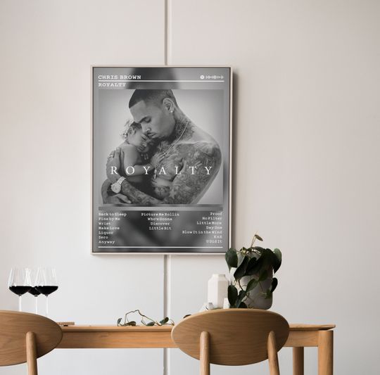 Chris Brown Poster Print | Royalty Album Poster