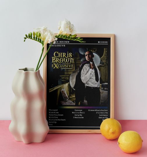 Chris Brown Poster Print | Exclusive Album Poster