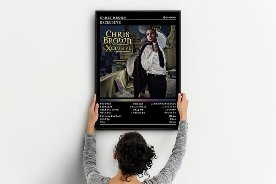 Chris Brown Poster Print | Exclusive Album Poster