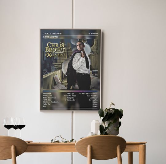 Chris Brown Poster Print | Exclusive Album Poster