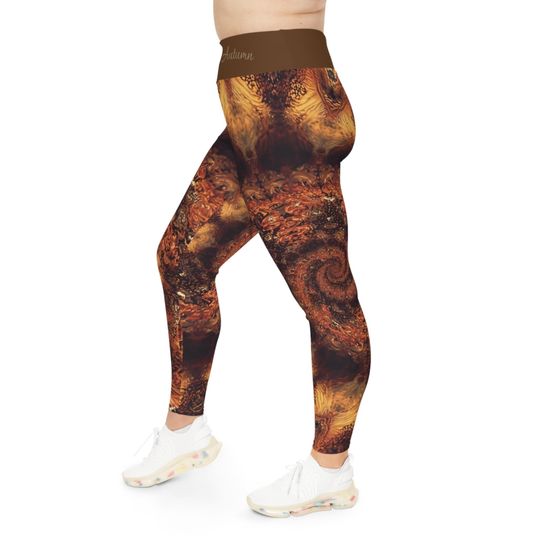 Retro Style Autumn Leggings Casual Yoga Pants