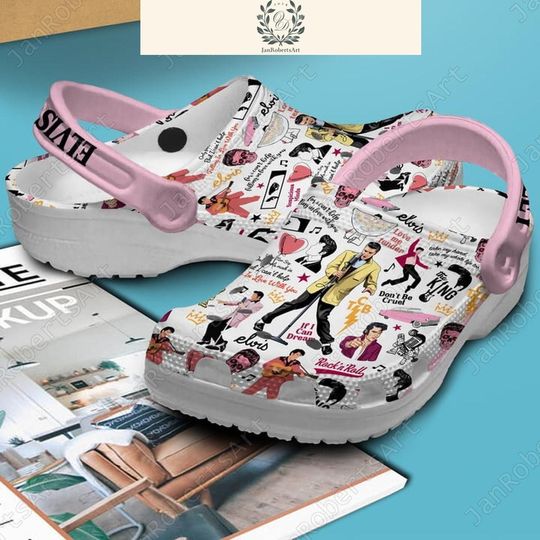 Elvis Presley Clogs Shoes, Elvis Summer Clogs