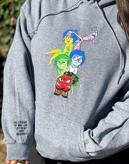 Inside Out hoodie, Disney sweater, unisex Disney Sweater
